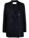 HARRIS WHARF LONDON DOUBLE-BREASTED TAILORED COAT