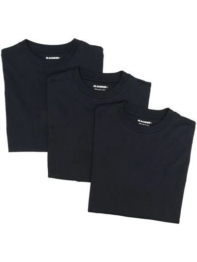 JIL SANDER LOGO-PATCH DETAIL T-SHIRT PACK