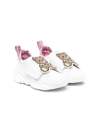 MOSCHINO STRAP-FASTENED SNEAKERS