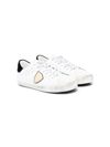 Philippe Model Contrasting Heel-counter Sneakers In White