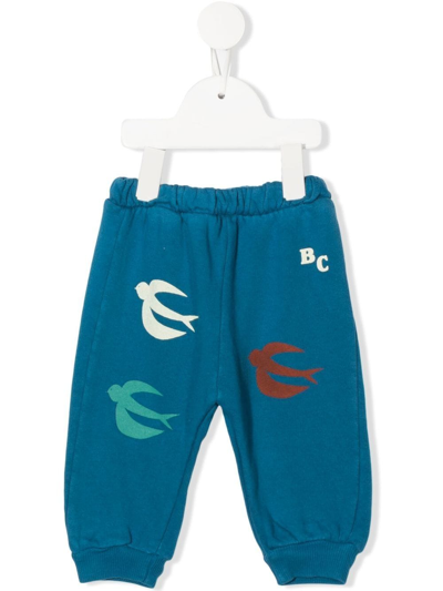 Bobo Choses Babies' Graphic-print Track Pants In Blue