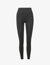 Girlfriend Collective High-rise Slim-fit Stretch-woven Leggings In Black