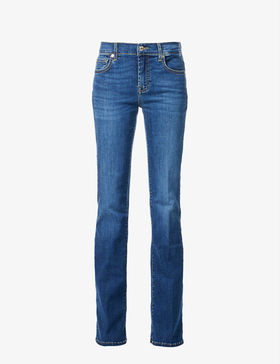 7 FOR ALL MANKIND BOOTCUT MID-RISE STRETCH-DENIM JEANS,57543926