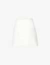 Girlfriend Collective High-rise Slim-fit Stretch-woven Skort In Ivory