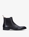 SANTONI SIMON LEATHER CHELSEA BOOTS,56189057