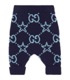 GUCCI KIDS WOOL GG SUPREME TROUSERS (0-36 MONTHS)