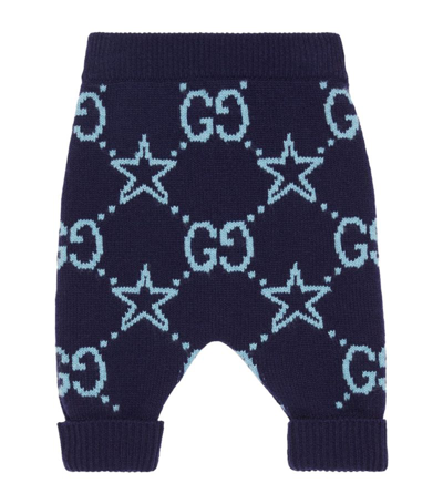 Gucci Babies' Kids Wool Gg Supreme Trousers (0-36 Months)