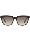 Prada Pr 04ys Square-shape Sunglasses In Braun
