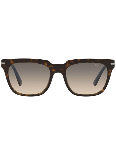Prada Pr 04ys Square-shape Sunglasses In Braun