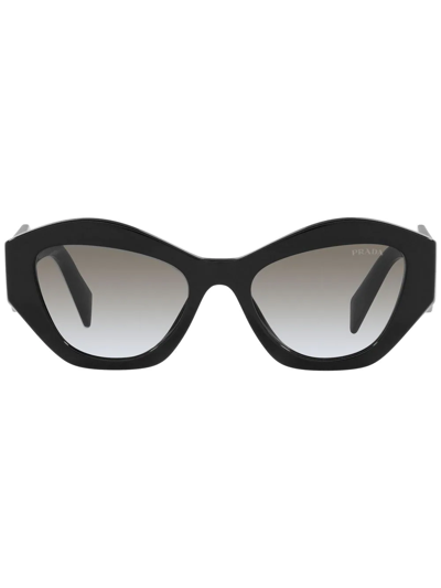 Prada Pr 07ys 1ab0a7 Geometric Sunglasses In Grey