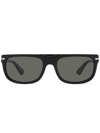 Persol Po3271s Square-frame Sunglasses In Schwarz