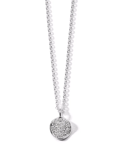 Ippolita Stardust Mini Flower Necklace In Silver