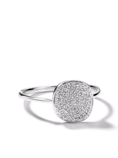 Ippolita Women's Stardust Small Flower Silver & Diamond Disc Ring