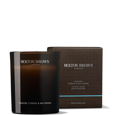 Molton Brown Coastal Cypress And Sea Fennel Signature Scented Single Wick Candle 190g In Default Title