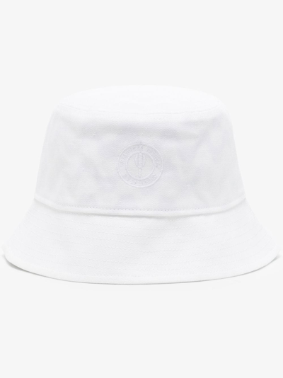 Frescobol Carioca Logo Bucket Hat In Weiss