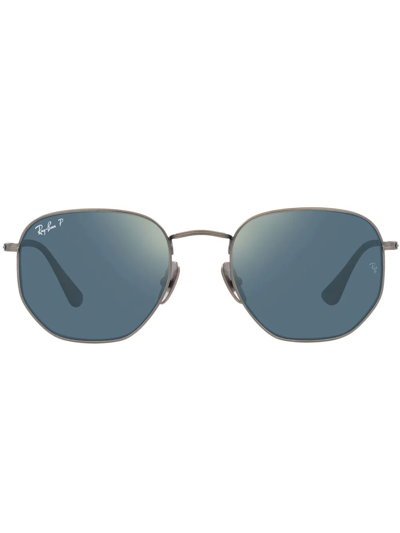 Ray Ban Rb8247 Demigloss Petwer Unisex Sunglasses In Gunmetal