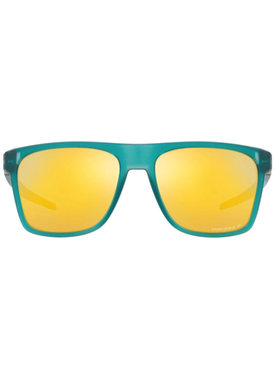 Oakley Leffingwell Oo9100-06 Wayfarer Polarized Sunglasses In Yellow