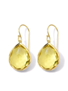 Ippolita 18kt Gold Rock Candy® Medium Teardrop Earrings In Gold