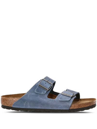 Birkenstock Arizona Soft Insole Sandals In Blau