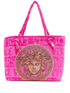 VERSACE ICON TOWELLING TOTE BAG