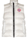 Canada Goose Crofton Quilted Recycled-nylon Vest In Silber