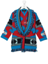 ALANUI ICON-PRINT FRINGED CARDIGAN