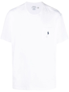 Polo Ralph Lauren T-shirt Cotton Chest Pocket In Weiss