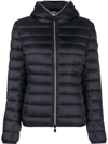 Save The Duck Alexis Water-resistant Hooded Puffer Jacket In Black