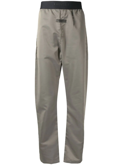 Essentials Relaxed Tecnical Track Pants In Gray