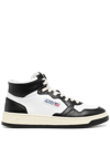 Autry Medalist Colour-block High-top Sneakers In Schwarz
