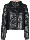 Moncler Bardanette Cropped Down Jacket In Schwarz