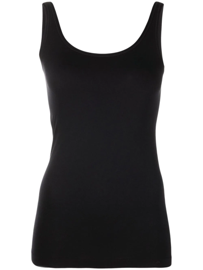 Wolford Individual Nature Seamless Tank Top In 000 Black