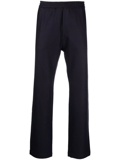 Barena Venezia Elasticated-waist Corduroy Straight Trousers In Black