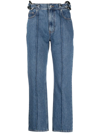 JW ANDERSON CHAIN-LINK STRAIGHT-LEG JEANS