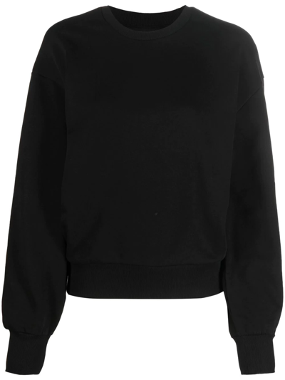 Carhartt Basic Round-neck Sweatshirt In Schwarz