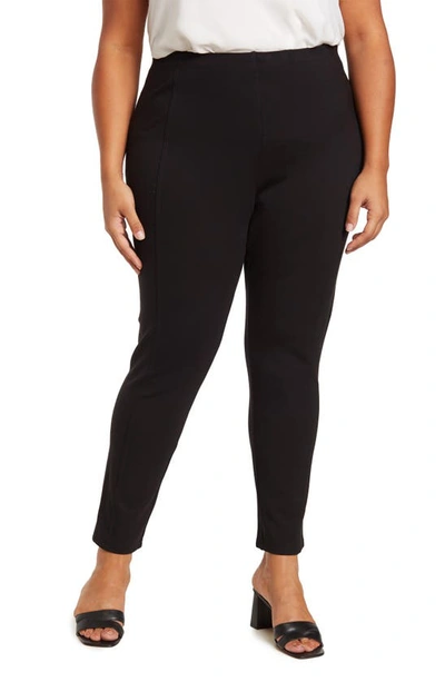 T Tahari Ponte Leggings In Black