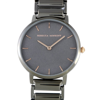 Rebecca Minkoff Major Quartz Grey Sandblasted Dial Ladies Watch 2200261 In Gold Tone / Grey / Rose / Rose Gold Tone