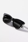 Quay After Hours 45mm Polarized Square Sunglasses In Black