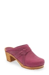 Sanita Manuella Leather Clog In 013 Pink