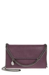 Stella Mccartney Mini Falabella Shaggy Dear Faux Leather Crossbody Bag In 5162 Amethyste