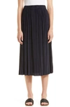Samsoe & Samsoe Uma Pleated Midi Skirt In Night Sky