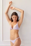 Calvin Klein Sheer Marquisette Unlined Demi Bra In Lilac