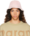 Isabel Marant Haley Denim Bucket Hat In 40lk Light Pink