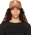 Isabel Marant Tyron Logo-embroidered Gabardine Baseball Cap In Brown