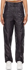 Isabel Marant Étoile Black Eklali Trousers In 02fk Faded Black