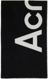 Acne Studios Scarf In Black/white