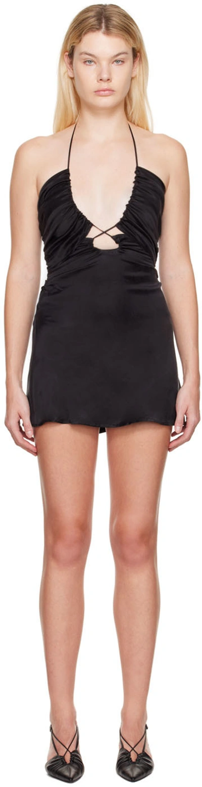 Wynn Hamlyn Black Linda Minidress