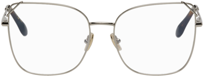 Victoria Beckham Silver Vb2125 Glasses In 40
