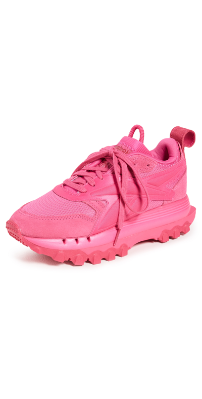 Reebok Toddler Girls Cardi B Classic Leather V2 Casual Sneakers From Finish Line In Pink Fusion/pink Fusion/pink Fusion