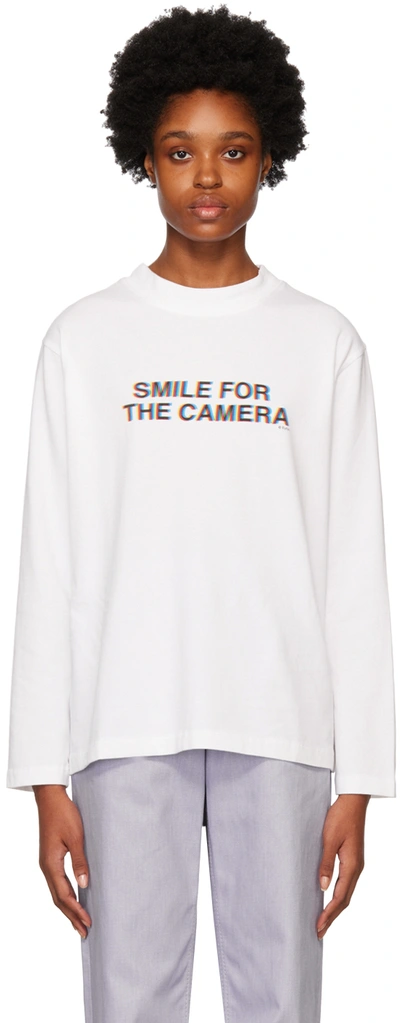 Eytys Ssense Exclusive White Compton X-ray Long Sleeve T-shirt